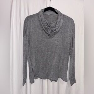 Shimera Gray Rolled Neck Top Size M